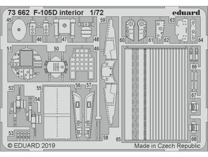 F-105D interior 1/72 recommended for TRUMPETER