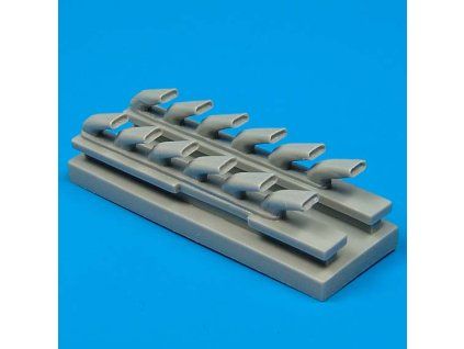 1/32 Bf 109G-6 exhausts - HASEGAWA