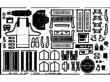 1/48 A-36/P-51A for ACCURATE MINIATURES kit