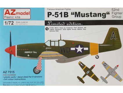 1/72 P-51B Mustang 52.nd FG - AZ Model