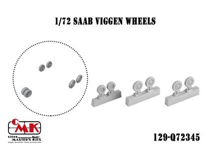 1/72 SAAB Viggen Wheels