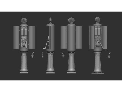 1/35 Vintage Gas Station Version A