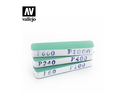 23370 vallejo hobby tools flexi sanders dual grit 90x19x12mm t04002