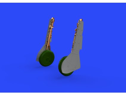 1/48 Fw 190A-8/R2 undercarriage legs BRONZE for EDUARD kit