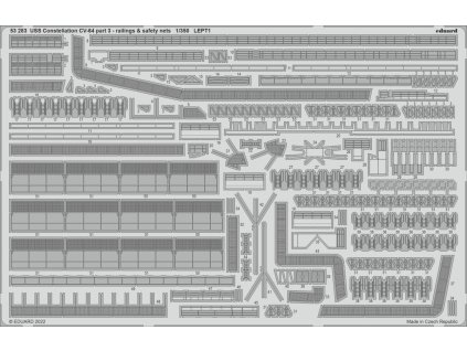 USS Constellation CV-64 part 3 - railings & safety nets 1/350 recommended for TRUMPETER