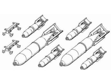 1/48 Russian bombs WW II - FAB 100, FAB 250