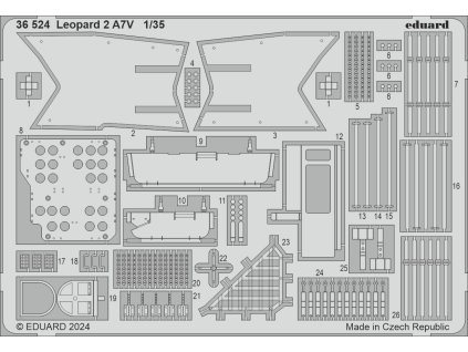 Leopard 2 A7V 1/35 recommended for TAMIYA