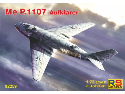 Plastikový model letadla 1/72 Messerschmitt P.1107 4 decal v. for Luftwaffe