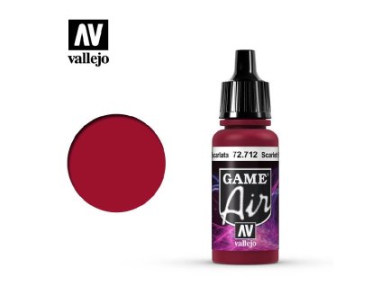 Vallejo Game Air 72712 Scarlett Red (17ml)