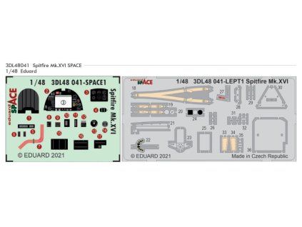 Spitfire Mk.XVI SPACE 1/48 recommended for EDUARD
