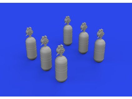 WWII USAAF oxygen cylinder A-6 PRINT 1/32