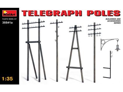 1/35 Telegraph Poles - Miniart