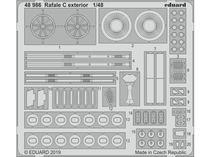 Rafale C exterior 1/48 recommended for REVELL