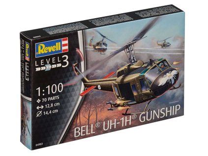 Revell 6261 Bell UH-1H Gunship 1/100