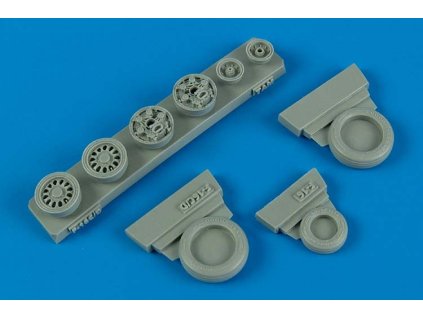 1/48 F-16C/CJ (block 50/52) weighted wheels - TAMIYA/KINETIC