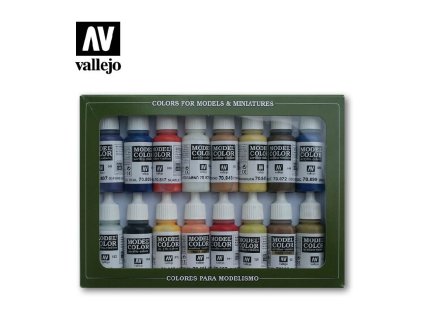 Vallejo Model Color 16 color Set 70147 American Colonial (16)