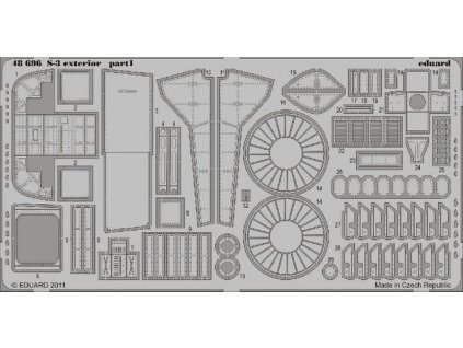 1/48 S-3 exterior for ITALERI kit