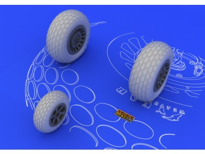 1/48 P-61 wheels for GREAT WALL HOBBY kit