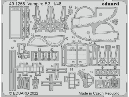 Vampire F.3 1/48 recommended for AIRFIX