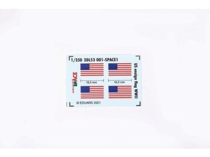 US ensign flag WWII SPACE 1/350