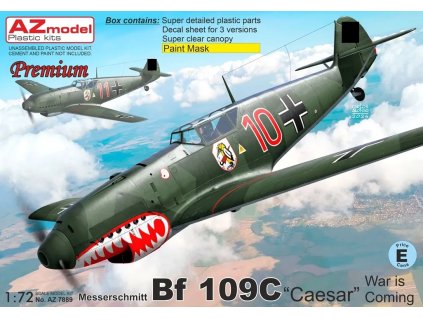 1/72 Bf 109C "Ceasar" War is Coming (Premiun) - AZ7889 AZ Model