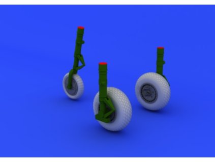 1/48 Me 262 wheels for TAMIYA kit