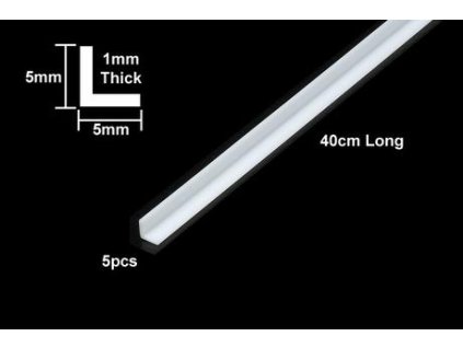 Tamiya 70200 Plastic Beams 5mm L *5