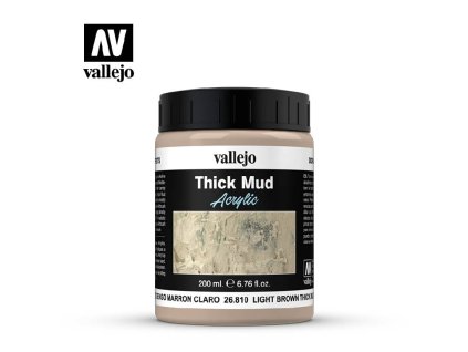 Vallejo Diorama Effects 26810 Light Brown Thick Mud (200ml)