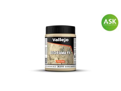 Vallejo Diorama FX 26810 Light Brown Thick Mud Texture (200 ml)
