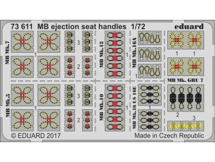 MB ejection seat handles 1/72