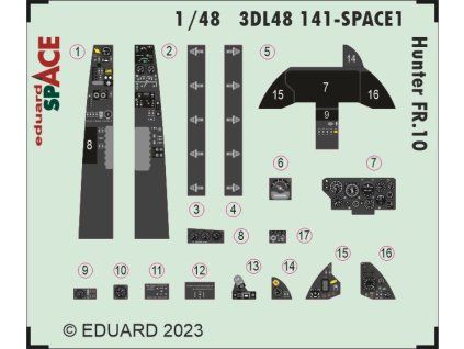 Hunter FR.10 SPACE 1/48 recommended for AIRFIX