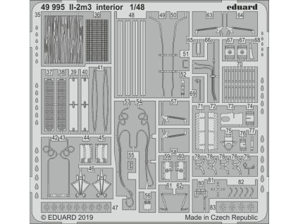1/48 Il-2m3 interior for TAMIYA kit