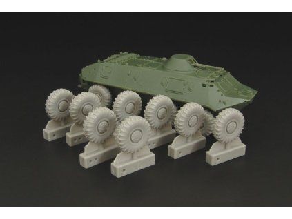 1/72 BTR-60 Wheels (ACE,ICM, S-model) resin casted wheels