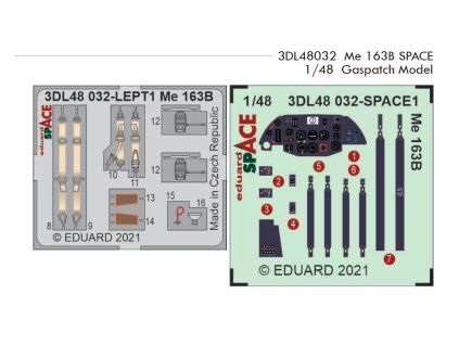 Me 163B SPACE 1/48 recommended for GASPATCH MODELS