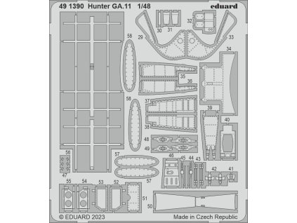 Hunter GA.11 1/48 recommended for AIRFIX