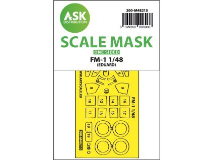 1/48 FM-1 one-sided express fit mask for Eduard