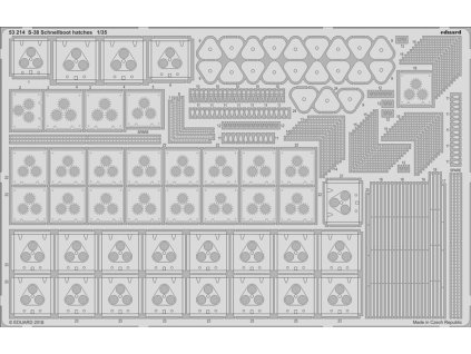 1/35 S-38 Schnellboot hatches for ITALERI kit