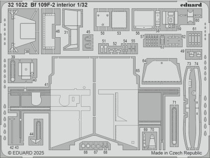 Bf 109F-2 1/32 recommended for HOBBY 2000 / HASEGAWA