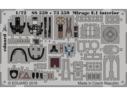 Mirage F.1 interior recommended for SPECIAL HOBBY