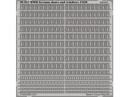 WWII German doors and windows  1/350