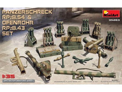 1/35 Panzerschreck RPzB.54 & Ofenrohr RPzB.43 Set - Miniart