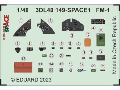 FM-1 SPACE 1/48 recommended for EDUARD