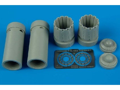 1/72 F/A-18C Hornet exhaust nozzles - opened position - ACADEMY