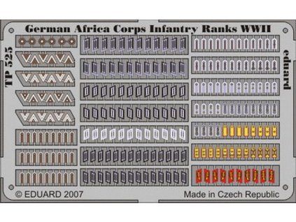 German Africa Corps Infantry Ranks WWII