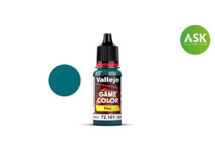 Vallejo Game Color 72161 Fluorescent Cold Green Fluo (18 ml)