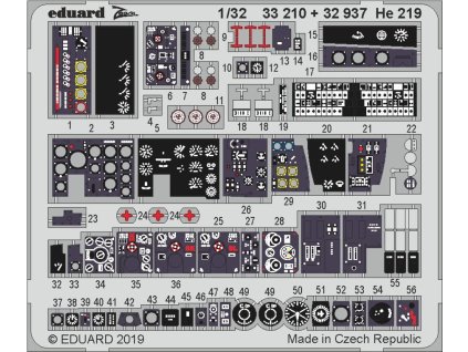 1/32 He 219  for REVELL kit