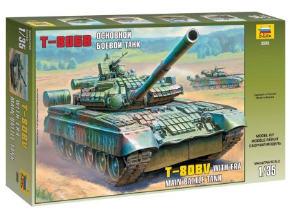 Zvezda 3592 - Russian Main Battle T-80BV (1:35)