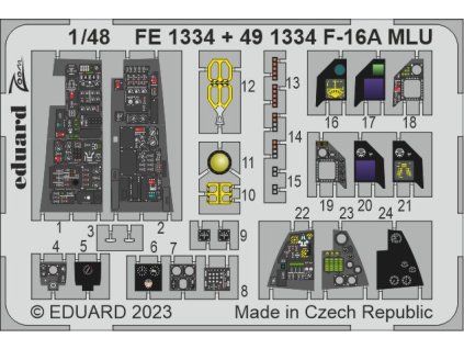 F-16A MLU 1/48 recommended for KINETIC