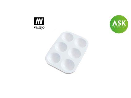 Vallejo HS120 Malá paleta na barvy 13x9 cm
