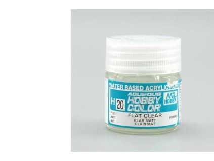 Aqueous Hobby Colors (10 ml) Flat Clear